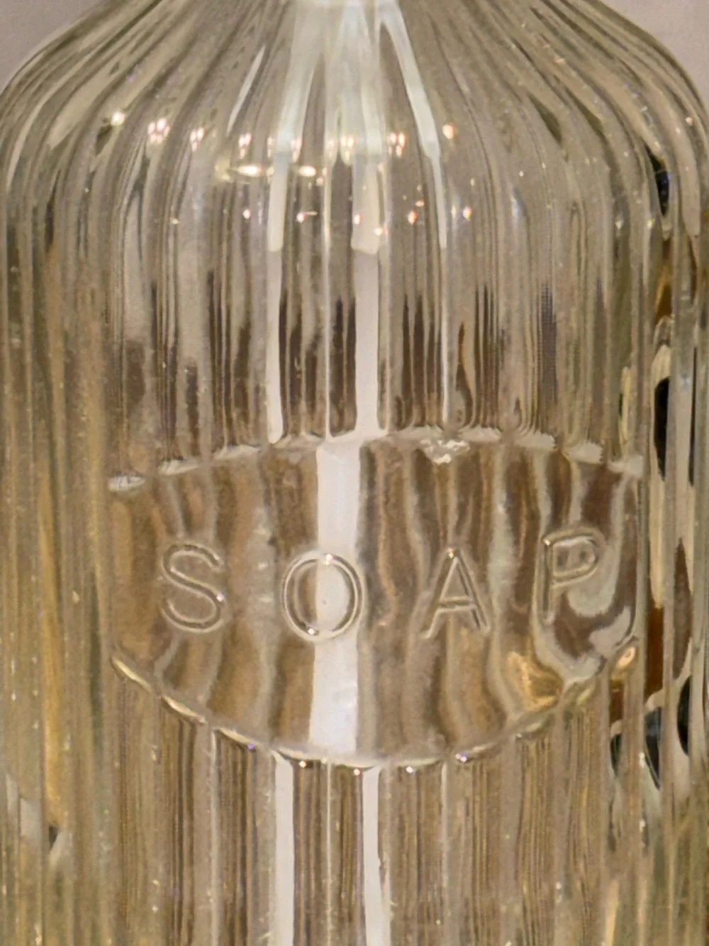 Beautiful, Glass, Soap Despenser